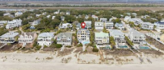 Beach house porch on Isle of Palms for a bachelorette group stay