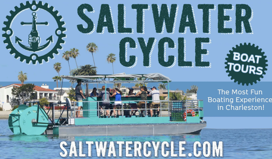 Saltwater Cycle pedal party boat Charleston